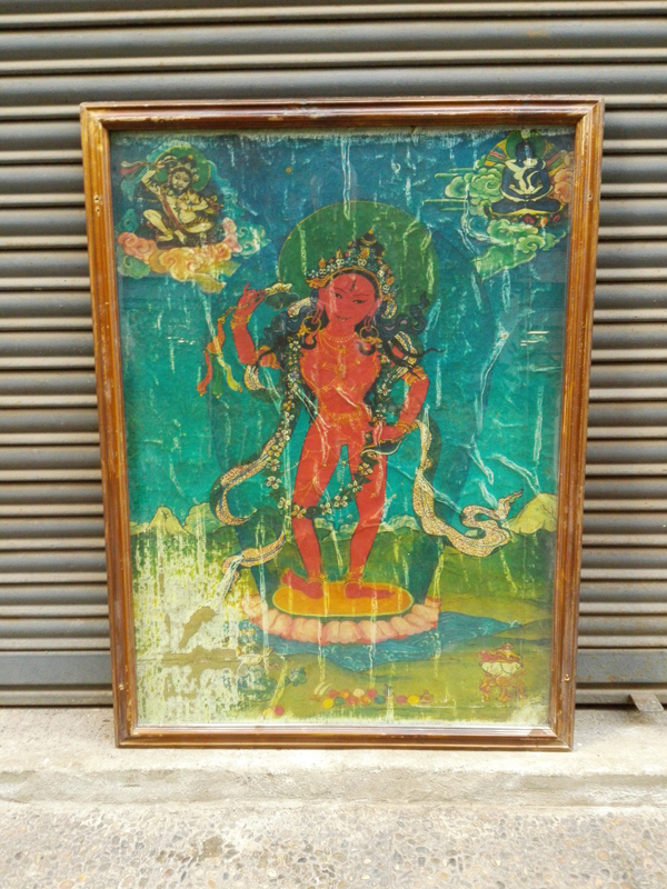 cuadro dioses asia india reproduccion madera 117_5x87x3 1u